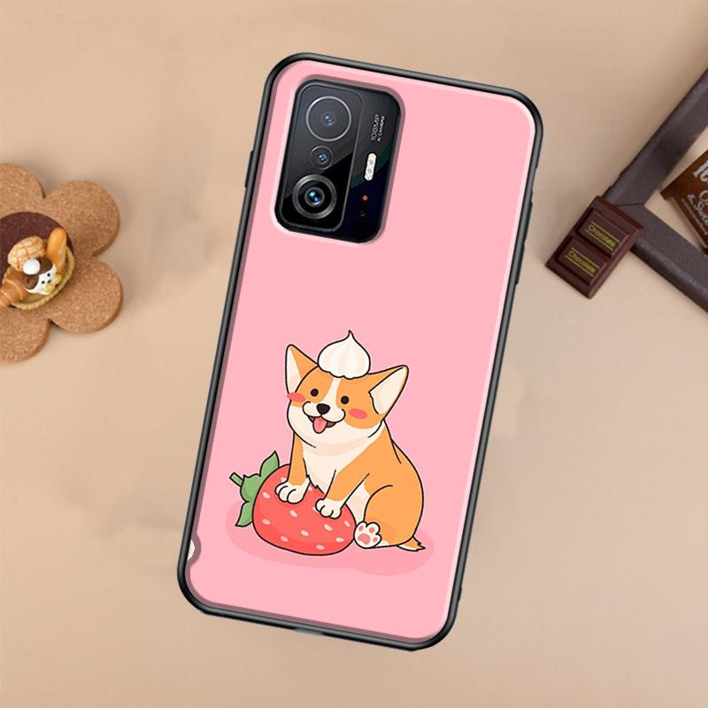 Мультяшный чехол Корги для Xiaomi 13 14 Ultra 11T 12T 13T 14T Pro POCO X7 Pro X3 X5 X6 F3 F5 F6 M6 Pro