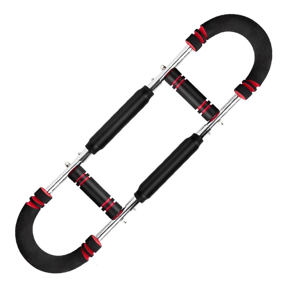 Adjustable Arm Trainer with Foam Handle Shoulder Muscle Training Equipment U-Shaped Twister Arm Exerciser for Home Office