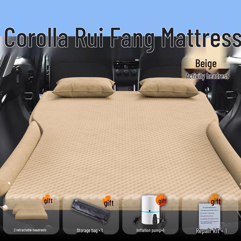 Toyota Corolla Rear Seat Inflatable Mattress for Trunk and Car Bed Sleeping