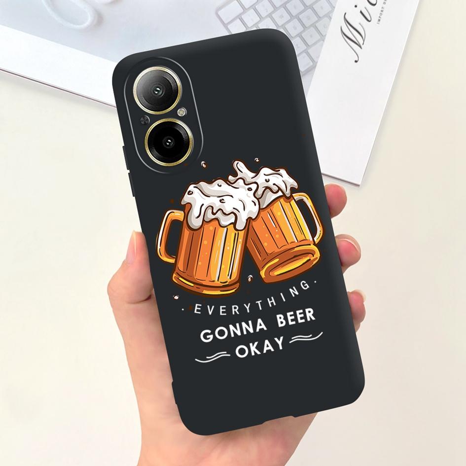 For Realme C67 4G Case RMX3890 Shockproof Cover Fashion Marble Slim Soft Silicone Phone Case For RealmeC67 4G C 67 Protect Shell