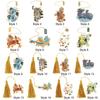 Office Supplies Retro Tassel Metal Dragon Tiger Book Clip Brass Bookmark Pagination Mark Painted