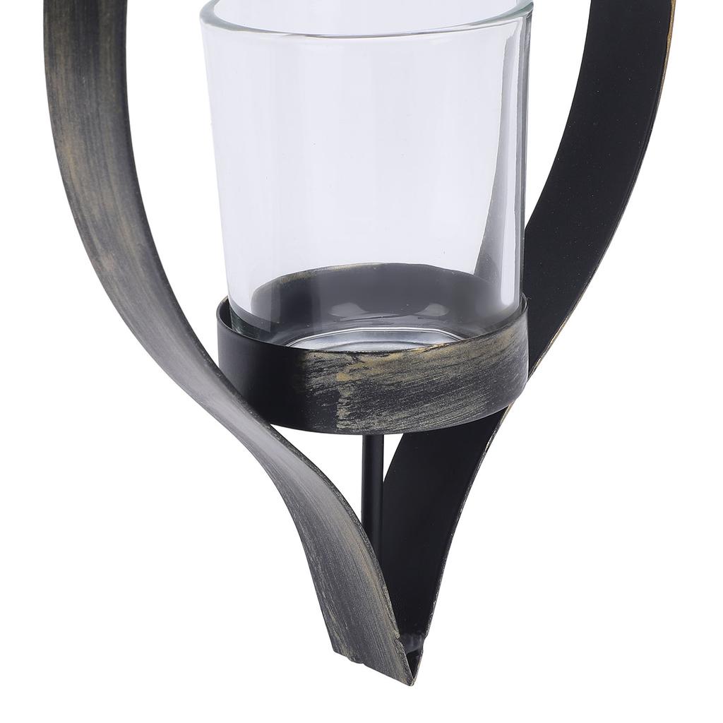 2 шт. Металлический подвесной подсвечник Винтажный декоративный железный настенный подсвечник Подставка для чайной свечи