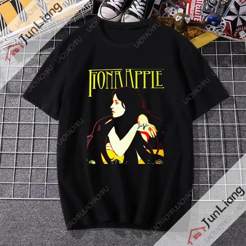 Fiona Apple Fetch The Bolt cutter album printed pattern Tshirt Hiphop streetwear Summer Harajuku shirt top