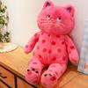 Plush Doll Polka Dot Cat Shaped Plush Toy Durable Soft Comfortable Stuffed Animal for Home Decoration
