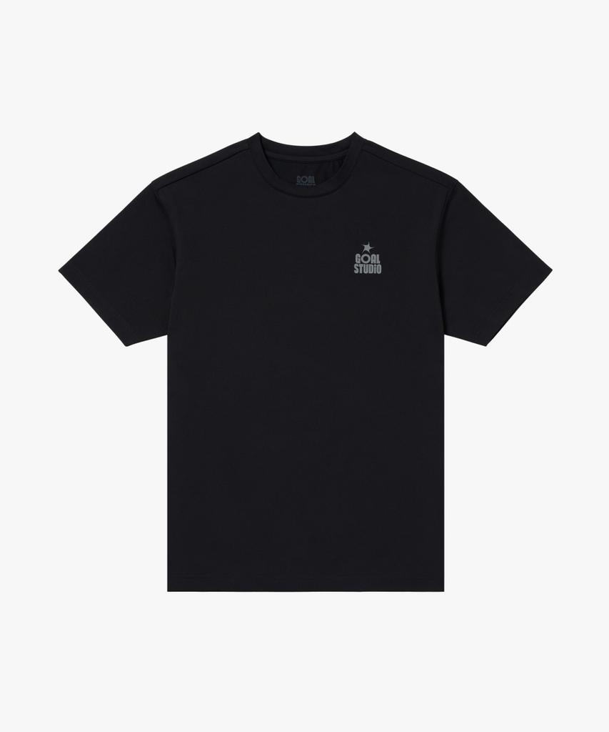 GOALSTUDIO Goal Dot Logo Airdry Tee-Black