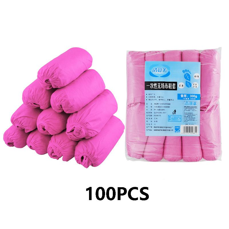 100 шт. Одноразовые Нескользящие Бахилы Толстые Нетканые Арктико-стойкие Разлагаемые для Дома Посещения Больницы Баня Сауна Защита