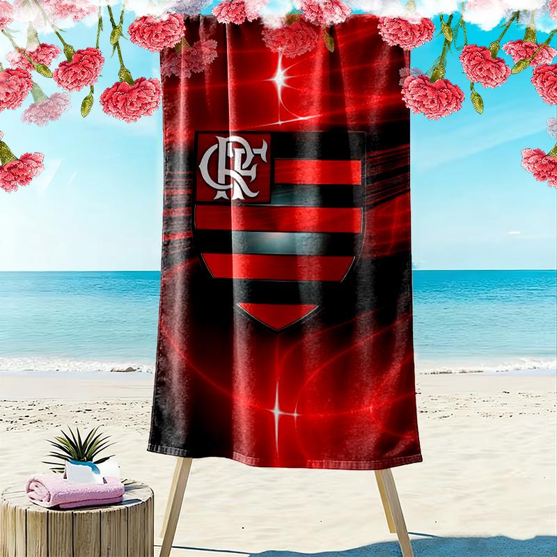 1pc Rangers FC Beach Towel, Outdoor Beach Towel Ideal Beach Necessities and Vacation Items