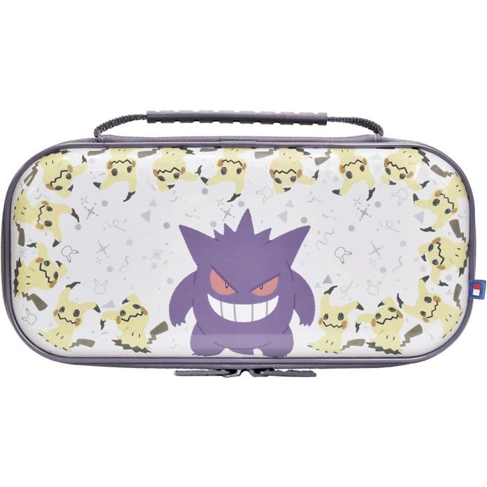 Pochette rigide de protection et transport console - Nintendo Switch et Switch 2 - Hori - Pokémon - Motif Ectoplasma et Mimiqui