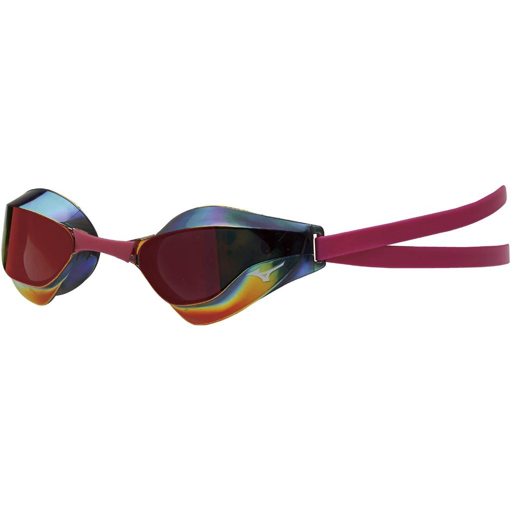 MIZUNO EYE J Swimming Goggles for Smoke x Shadow FINA Swimming Unisex GX SONIC (Non-Cushioned) Racing, N3JE9001, Mirror, (International Federation)
