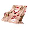 75 * 100 Cm Christmas Flannel Printed Blanket Holiday Gift