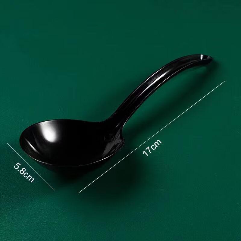 Individually Wrapped Disposable Large Soup Spoons