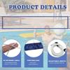 Pool Volleyball Net Portable 15x3FT Volleyball Net Replacement Swimming Pool Supplies Heavy Duty Sports Accessories for Backyard