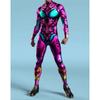 Cool Superhero Mechanical Armor CyberPunk Bodysuit Steampunk Jumpsuit Halloween Party Carnival Cosplay Costume Romper Zentai