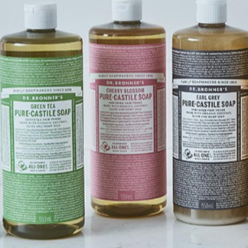 Dr. Bronner S Peppermint Pure caStile Soap 950 Ml