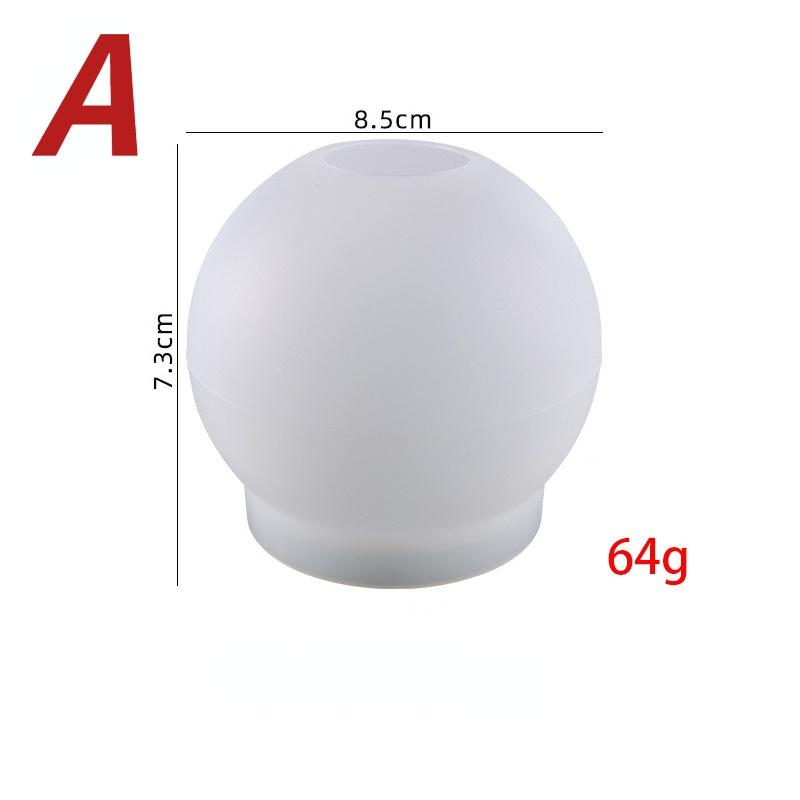 Овальный круглый горшок для суккулентов, бетонный подсвечник, силиконовая форма, булыжник, цемент, цветочный горшок, гипс, подсвечник, контейнер, форма