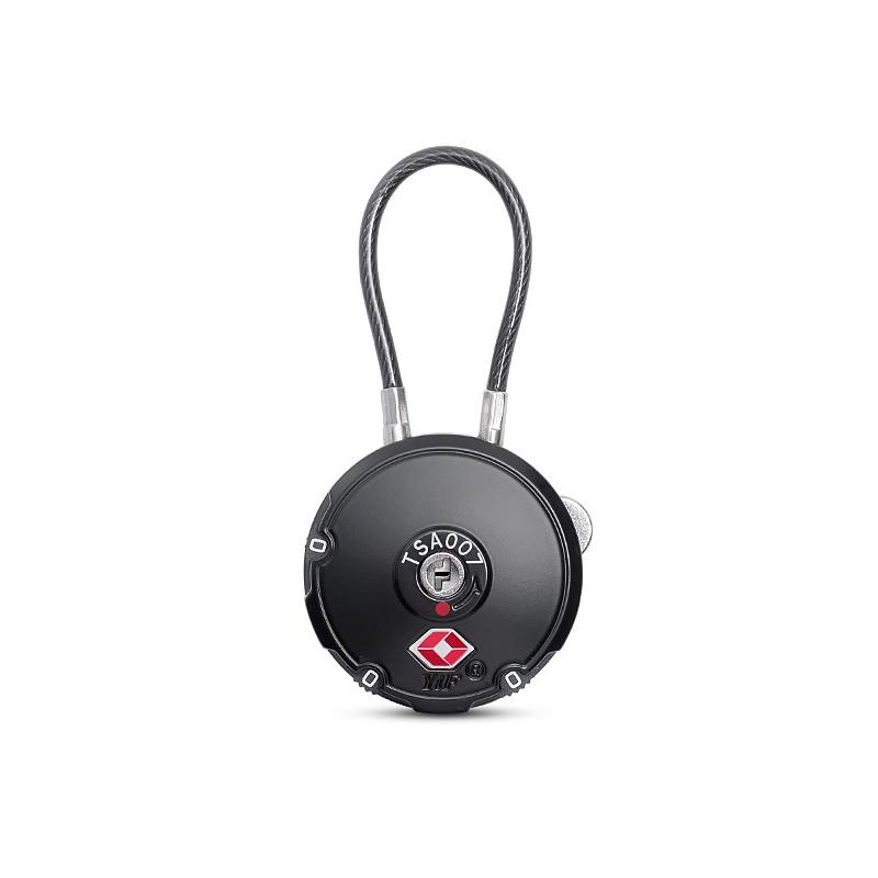 3 Digit Tsa Combination Customs Password Lock Overseas Clearance Trolley Luggage Suitcase Backpack Password Steel Cable Padlock