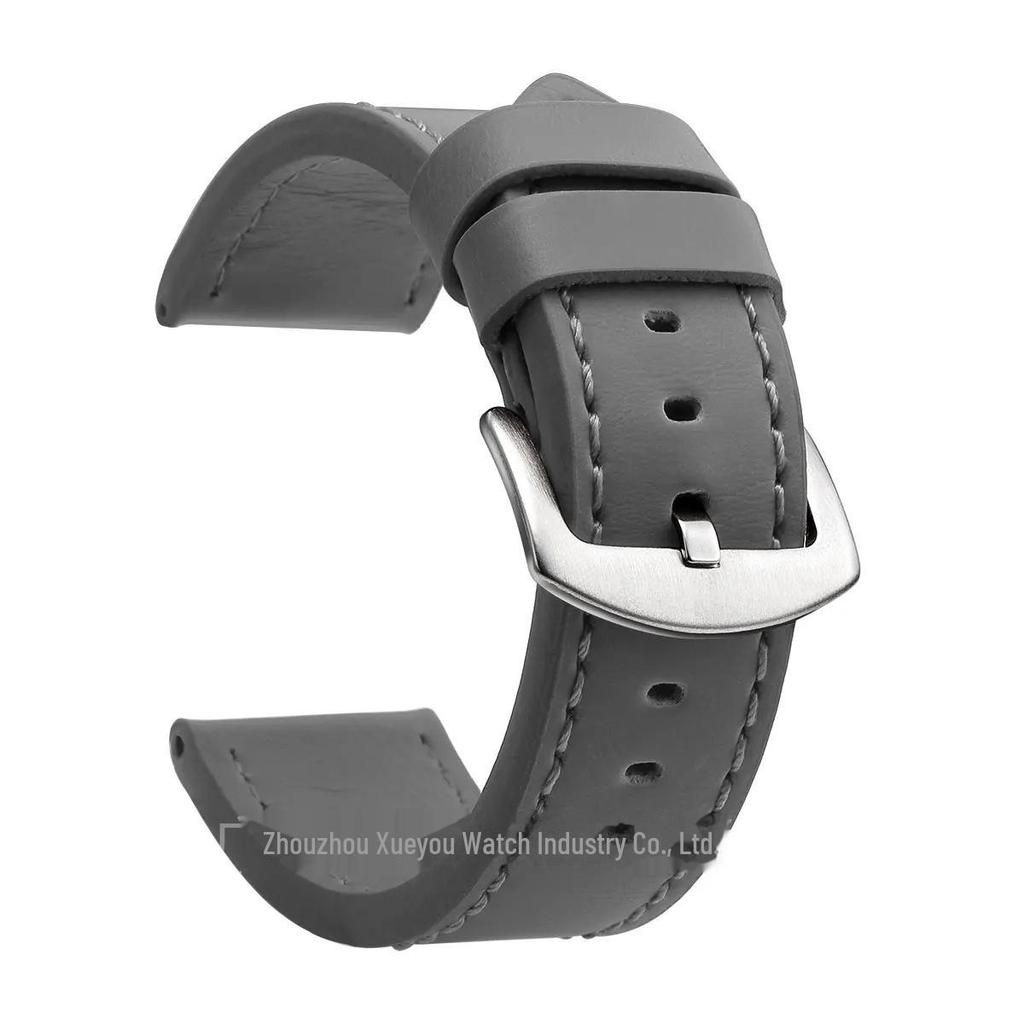 Genuine Leather Watch Strap - Universal Fit, Quality Assurance, Available In 18mm, 20mm, 22mm, and 24mm Sizes