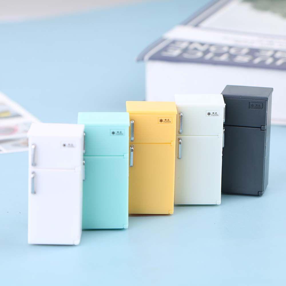 Имитация Холодильника Кукольный Дом Аксессуары 1:12 Миниатюрный кукольный домик Украшение для кукольного домика