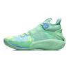 Баскетбольные кроссовки Li Ning Sonic 9 Rebound износостойкие среднего размера мужские кроссовки светло-мятно-зеленые ABAR011-E