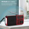 Mini Portable Pocket FM Radio USB MP3 Bluetooth Speaker Radios with Rechargeable Battery For Go Hiking FM Radio Receiver