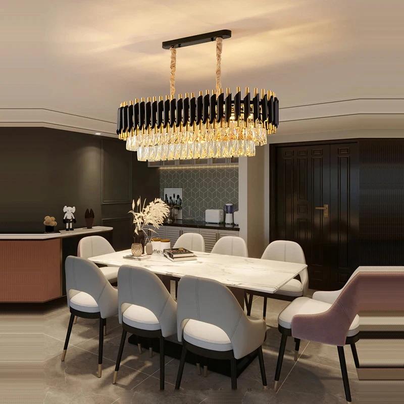 Xiaomi Luxury Crystal Ceiling Chandelier Lighting Modern Living Room Lights Lustre Indoor Bedroom Home Decor Led Hanging Pendant Lamp