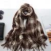 Fashion Lady Warm Long Pure Color Shawl Winter Scarf Womens
