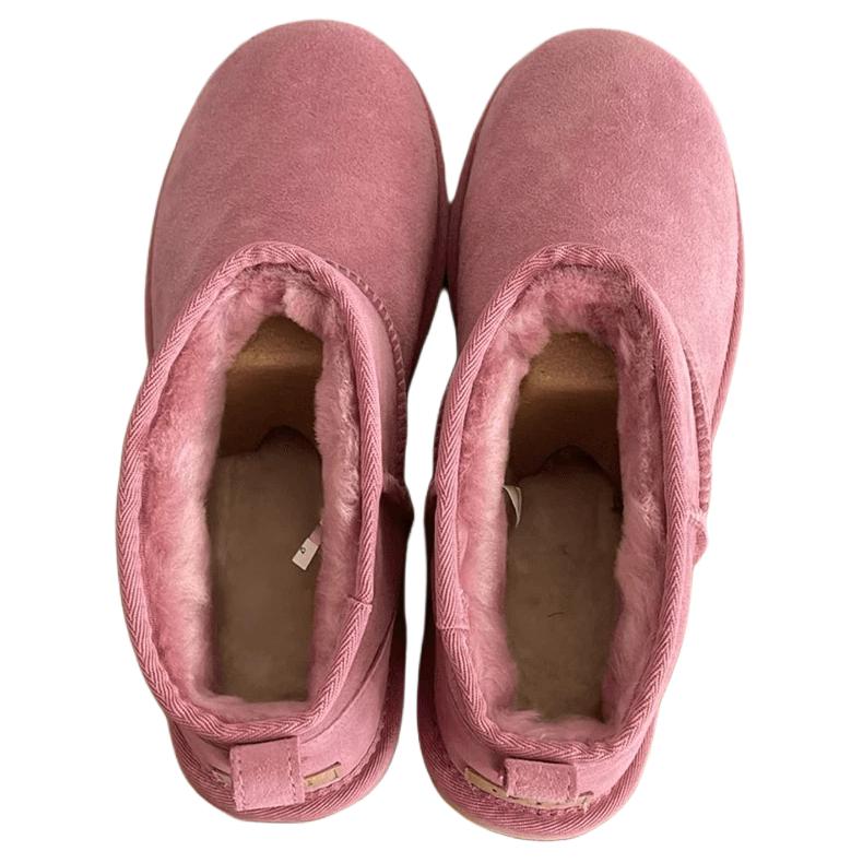 UGG Классические ультра мини ботинки Пыльная орхидея Женские кроссовки Розовые 1116109-DYR