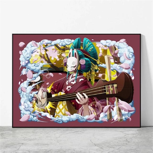 Poster and Printmaking Integrated Luffy Ace Sabo Bedroom Wall Decoration Classic Modular Painting