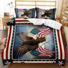 Комплект постельного белья с национальным флагом размера King, креативный комплект постельного белья с американским флагом для подростков и взрослых, односпальное и двуспальное одеяло из микрофибры
