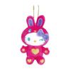 Nakajima Corporation Hello Kitty Mascot Collection Colorful Bunny Magenta 198907-24 H12.5×W8.5×D4.5cm