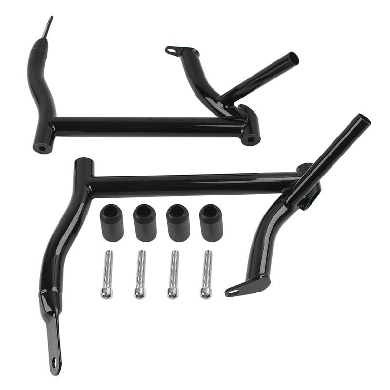 Motorcycle Black Saddlebag Guard Rails Bag Guards For Harley Road Glide Street Glide Road King Electra Glide Ultra 2009-2024