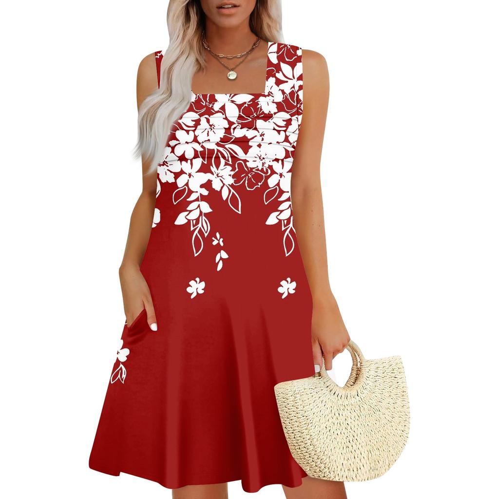 Женские летние повседневные лепестковые узкие полосатые плиссированные однотонные платья