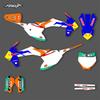 Powerzone Custom Team Decals Stickers Kits for KTM 50 SX SXF 2016 2017 2018 2019 2020 2021 Customized Number 01