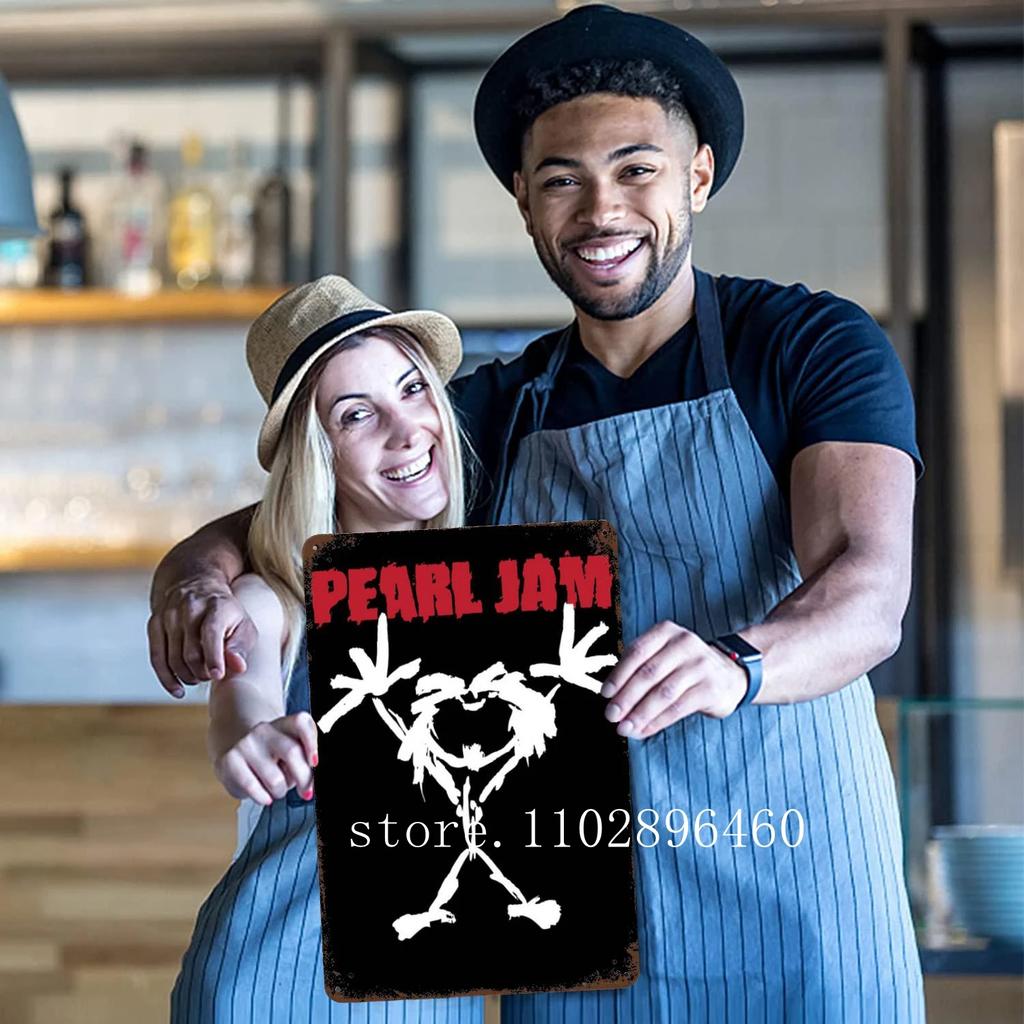 pearl jam Metal Plaques & Signs wall decor Vintage Tin Signs Captain Metal Poster Decor for Bar Pub Club Wall Decoration