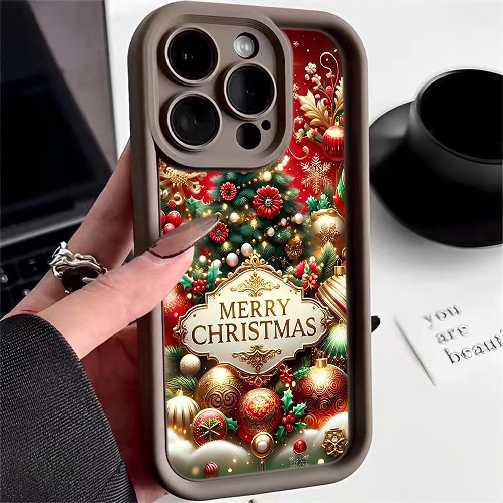 Мягкий чехол Sky Eye Ladder для Xiaomi 14T Redmi 13c 14c Note 11 12 13 Pro Все модели Xiaomi Redmi Чехлы для телефонов NY46 Рождественский Санта-Клаус Рождественская елка