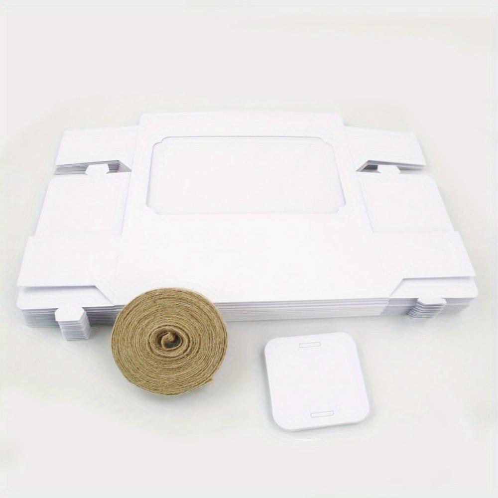 12pcs Large Kraft Paper Box Biscuit Candy Cake Gift Box PVC Transparent Window Birthday Gift Wedding Party Supplies Packaging Box Wedding