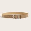 Maillard Style Suede Leather Wide Belt Trendy Business Waist Strap Retro Trouser Dress Belts  Gifts