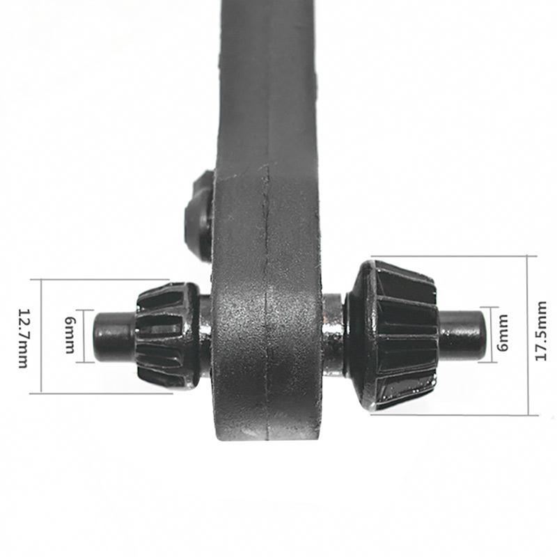 Черный гаечный ключ Spiny Wheel Wrench, гаечный ключ с двумя сверлами и чипами