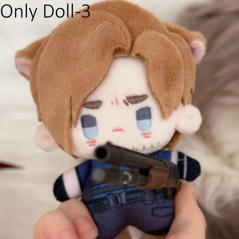 Новая игра Resident Evil Плюшевая кукла Леона Скотт Кеннеди Мягкая игрушка Кукла 10 см Косплей Хлопковая кукла Подвеска Подарки на день рождения для фанатов