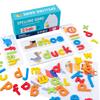 Wood Spelling Words Game Letter Recognition Card Montessori Puzzle STEM Early Educational Toy for