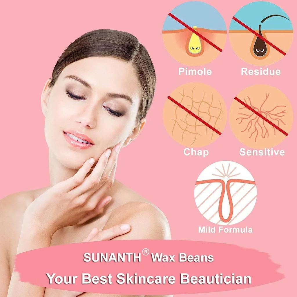 200 г Восковые бобы для эпиляции для удаления волос по всему телу Горячая пленка Твердые депиляционные восковые гранулы для восконагревателя