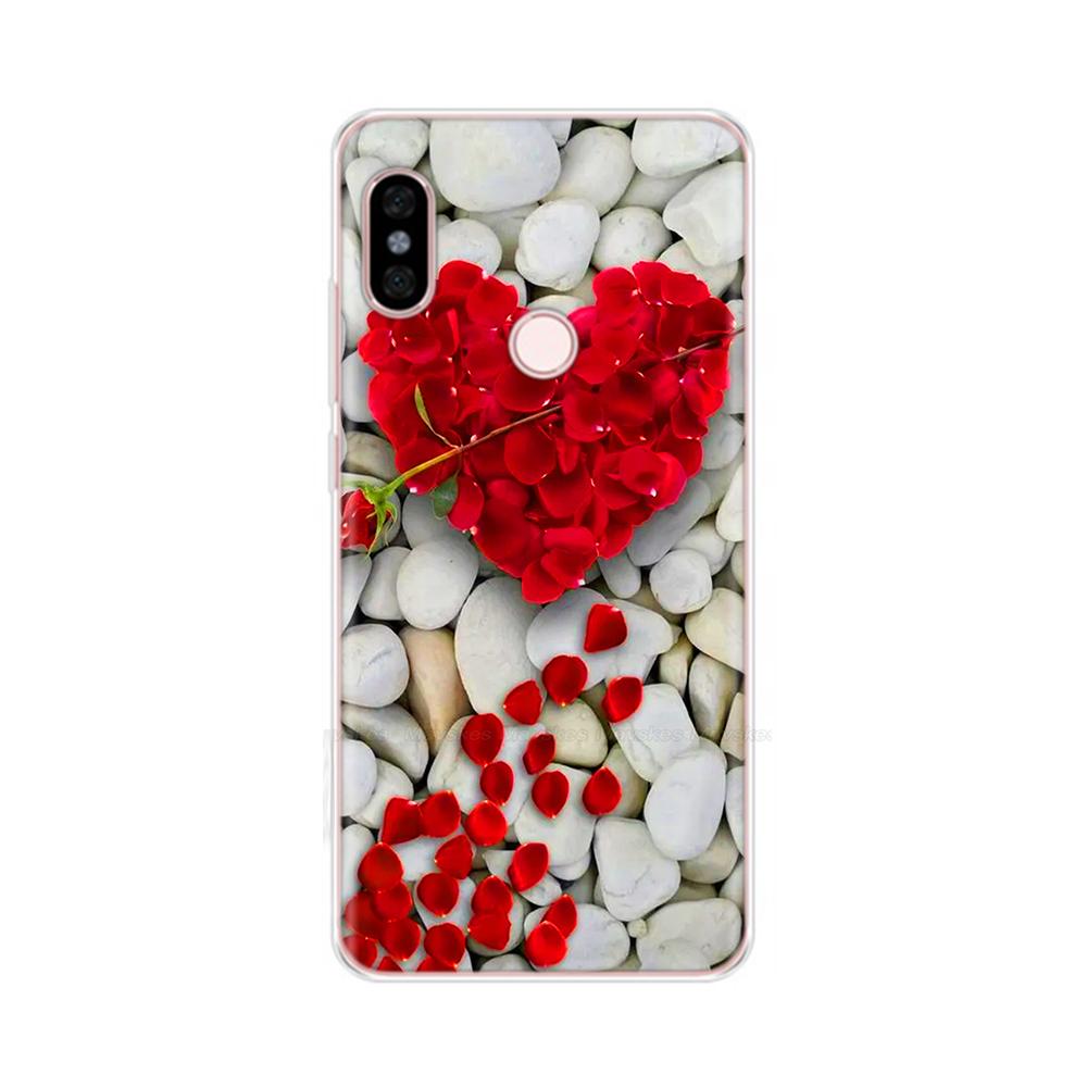 Для Xiaomi Redmi Note 5 Чехол Note5 Милый Чехол для Телефона с Сердечком Мягкий Силикон Fundas Для Xiomi Xiaomi Redmi Note 5 Pro Чехлы Capa