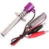 6V 24V Electronic Glow Plug Starter Igniter Fit for Nitro RC Car Engine (Purple)