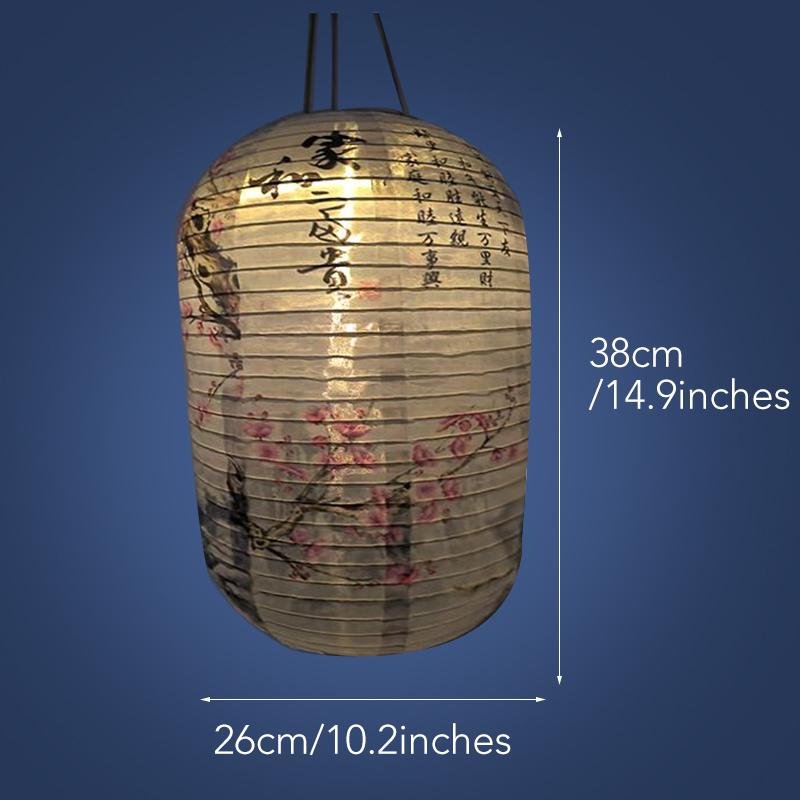 Китайский стиль фонарь уличный водонепроницаемый солнцезащитный люстра восточный стиль фонарь ресторан вечеринка домашний декор абажур