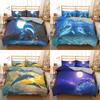 3D Marine Animal Series Home Bedding Set Quilt Cover and Pillowcase Australia/EU/US Single/double Bed Full Size Home Decoration
