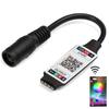 Мини-контроллер светодиодной RGB-ленты Bluetooth Беспроводное управление со смартфона DC 5-24V 6A Для RGB 3528 5050 Ленты Ежедневные аксессуары