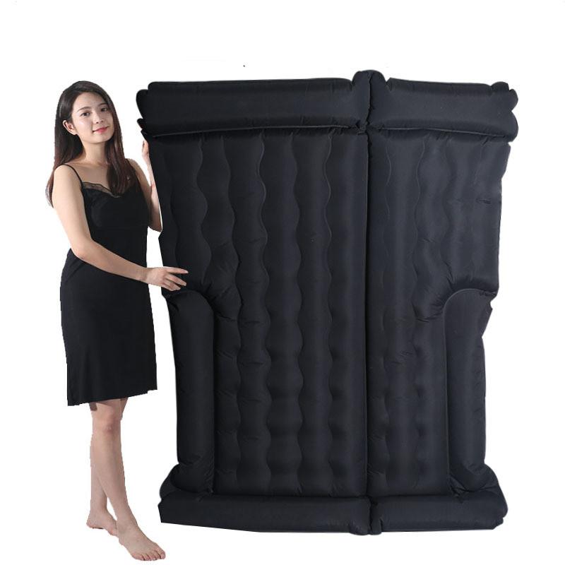 Надувной автомобильный матрас для путешествий, чехол для сиденья внедорожника, минивэна, мягкого матраса на заднее сиденье, воздушный насос, автомобильные аксессуары, кровать для путешествий в автомобиле