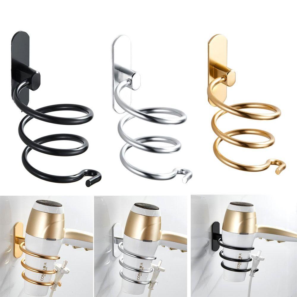 Rack Bathroom&Toilet Punch Free Organizer Tool Hair Dryer Rack Storage Shelf Hair Dryer Holder