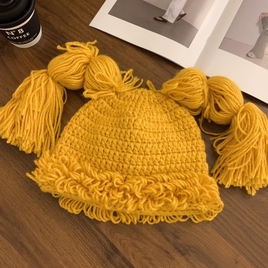 Warm And Cute Long Braided Knit Hat For Women In Beautiful Colors For Winter Comfort