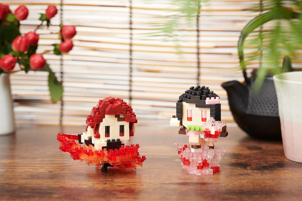 nanoblock Demon Kimetsu no Yaiba Hashihira Inosuke Character Collection Series Assembly Kit Slayer